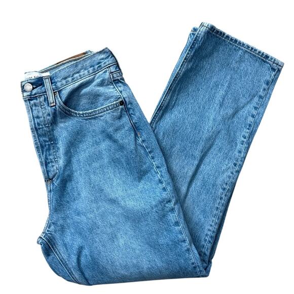 Aritzia Denim Forum The Joni High Rise Loose 29L Jeans Blue Size 27 - Picture 7 of 12